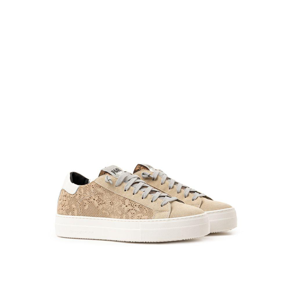 P448 Beige Leather Sneaker - Arichezz.store