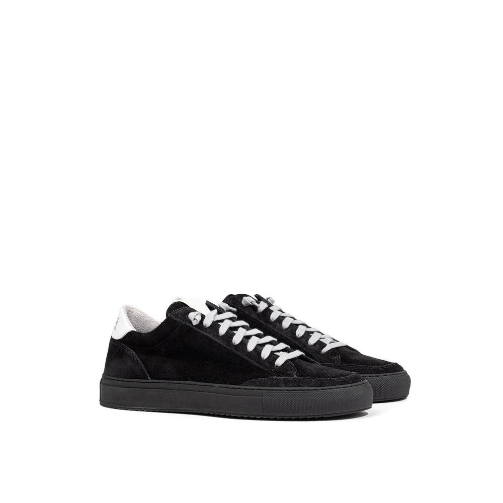 P448 Black Leather Scamociata Sneaker - Arichezz.store