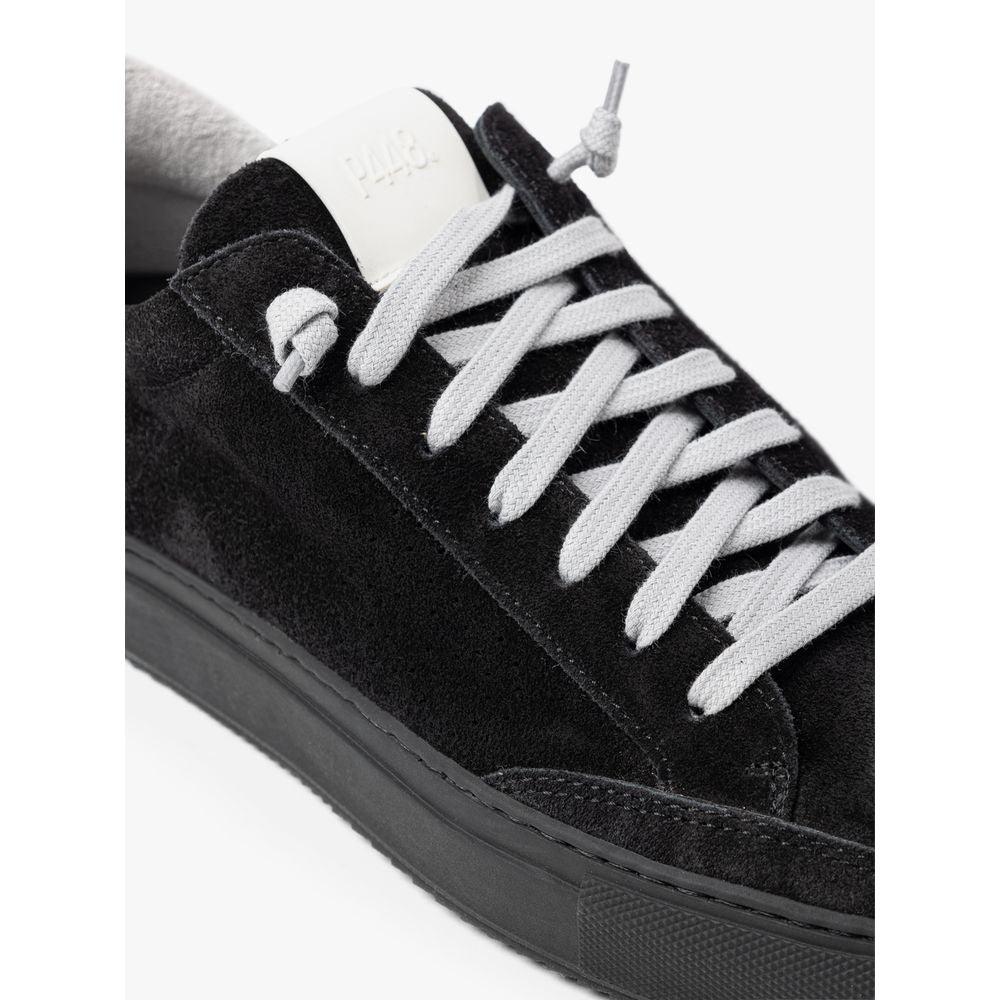 P448 Black Leather Scamociata Sneaker - Arichezz.store