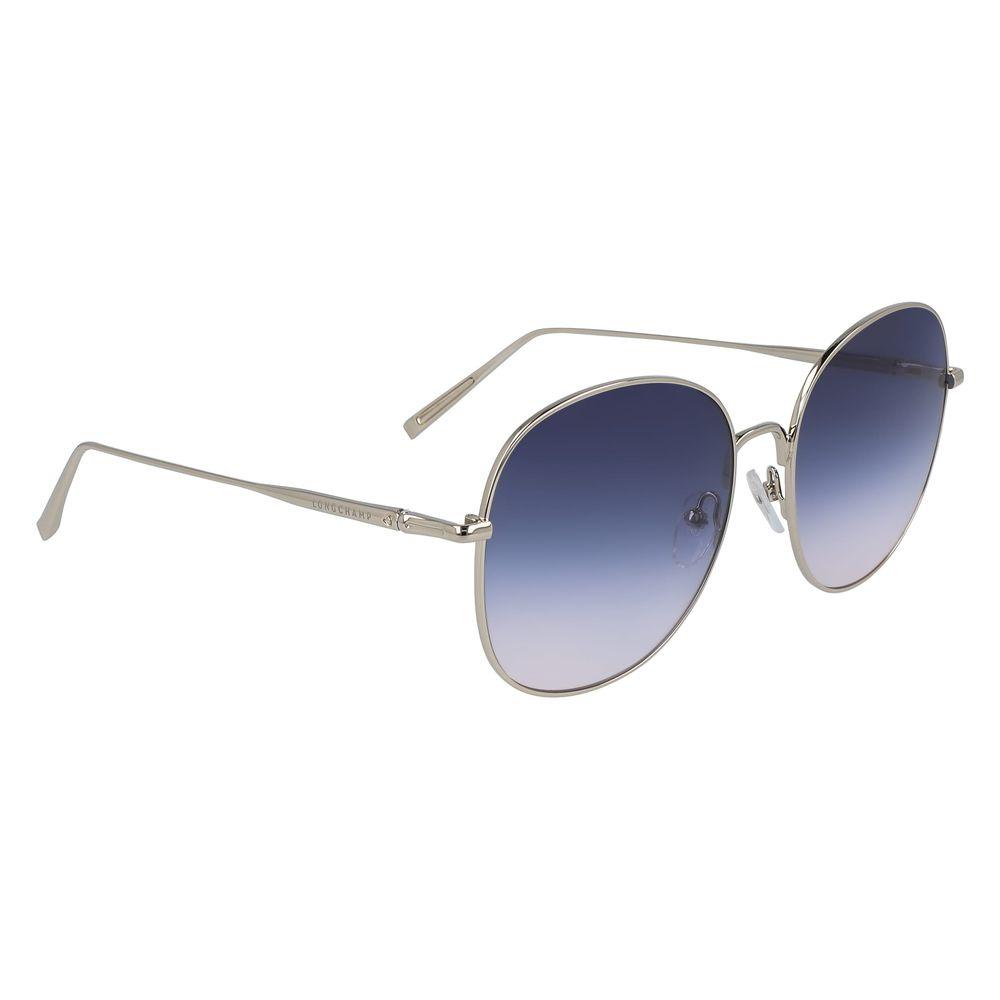 Longchamp Gold Metal Sunglasses - Arichezz.store