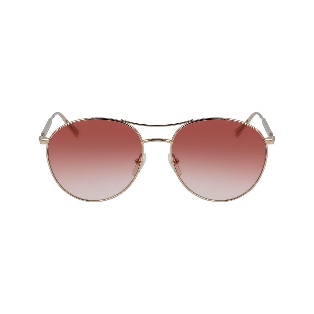 Longchamp Gold Metal Sunglasses - Arichezz.store