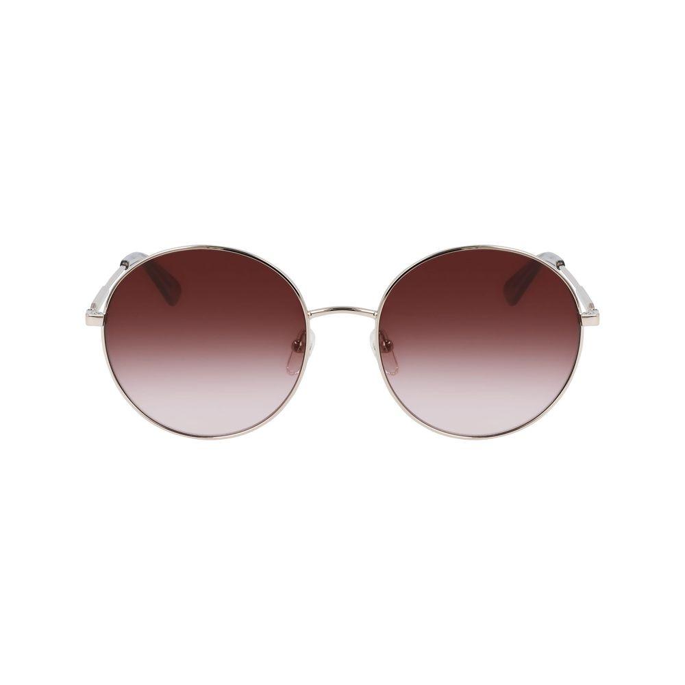 Longchamp Gold Metal Sunglasses