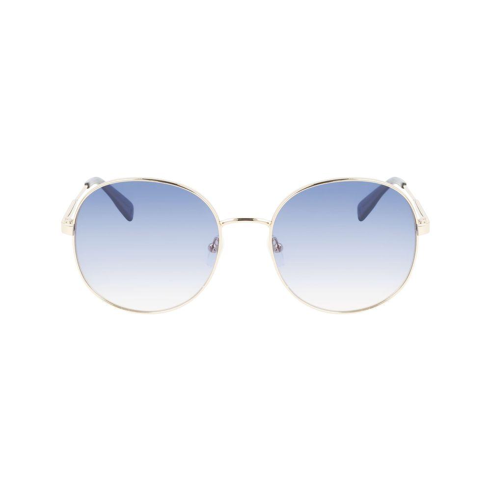 Longchamp Gold Metal Sunglasses