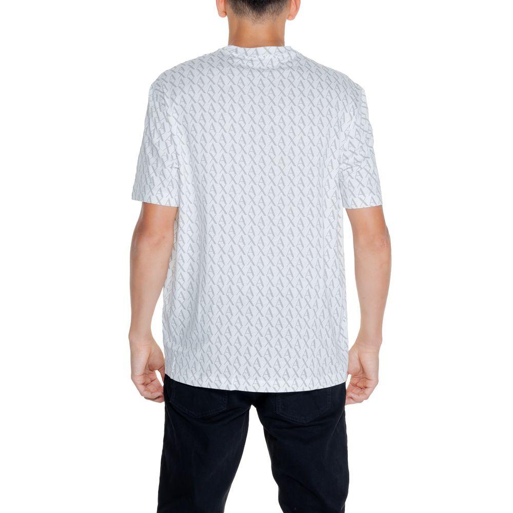 Armani Exchange White Cotton T-Shirt