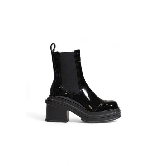 Armani Exchange Black Polyester Boot - Arichezz.store