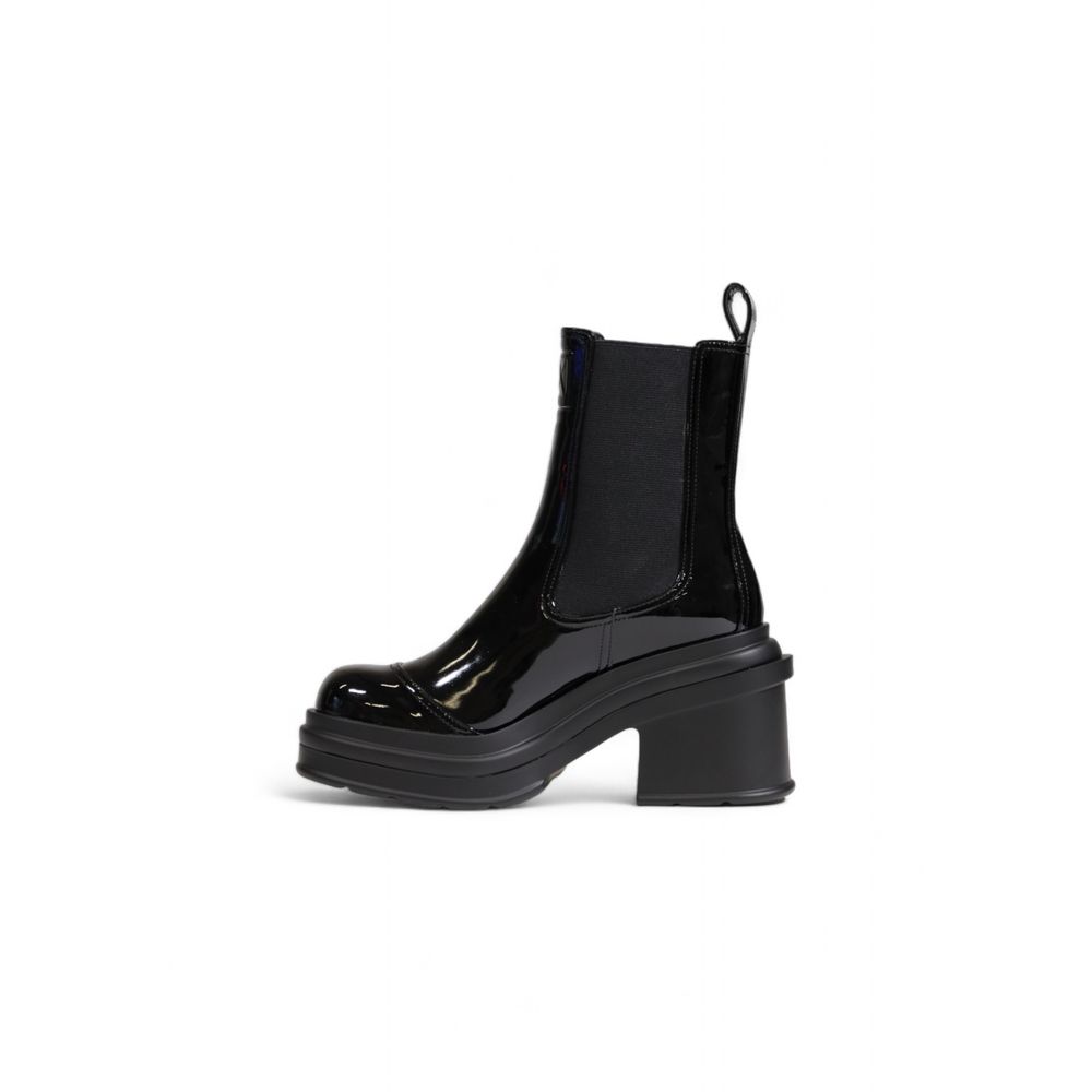 Armani Exchange Black Polyester Boot - Arichezz.store