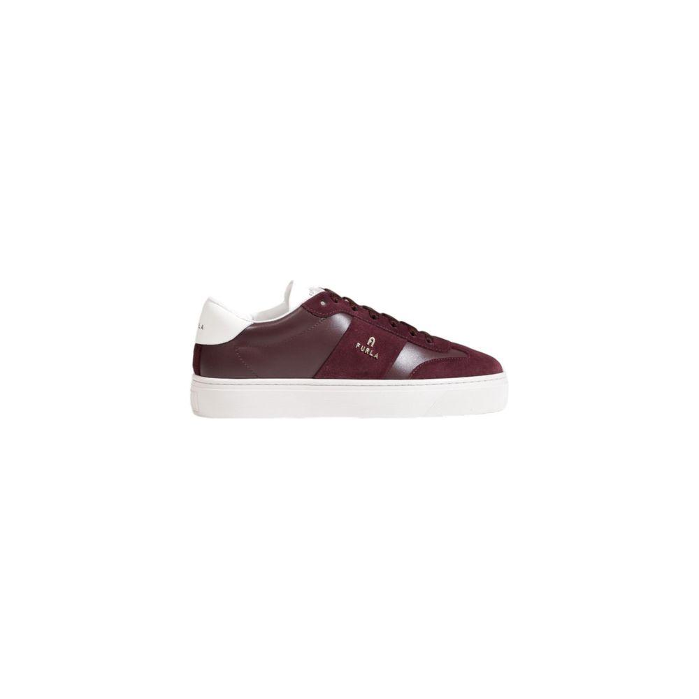 Furla Bordeaux Leather Sneaker - Arichezz.store