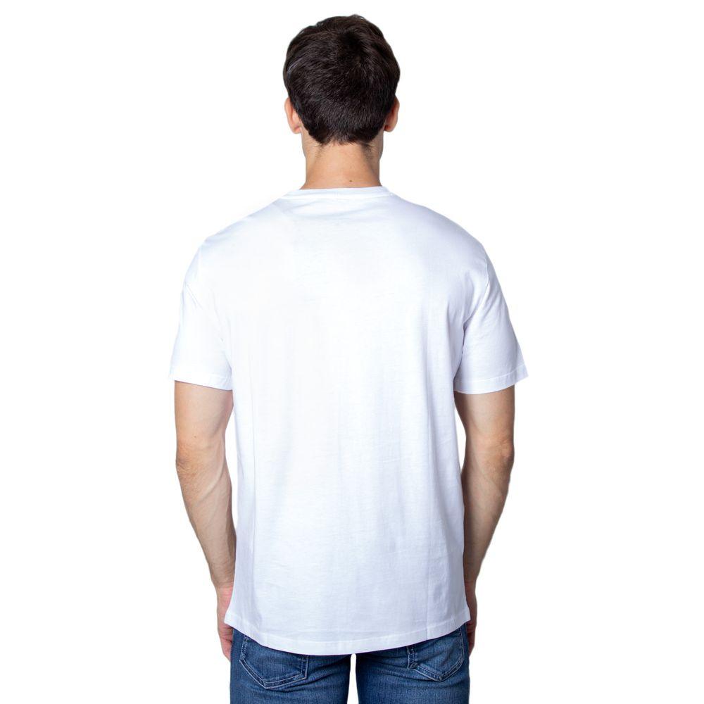 Armani Exchange White Cotton T-Shirt - Arichezz.store