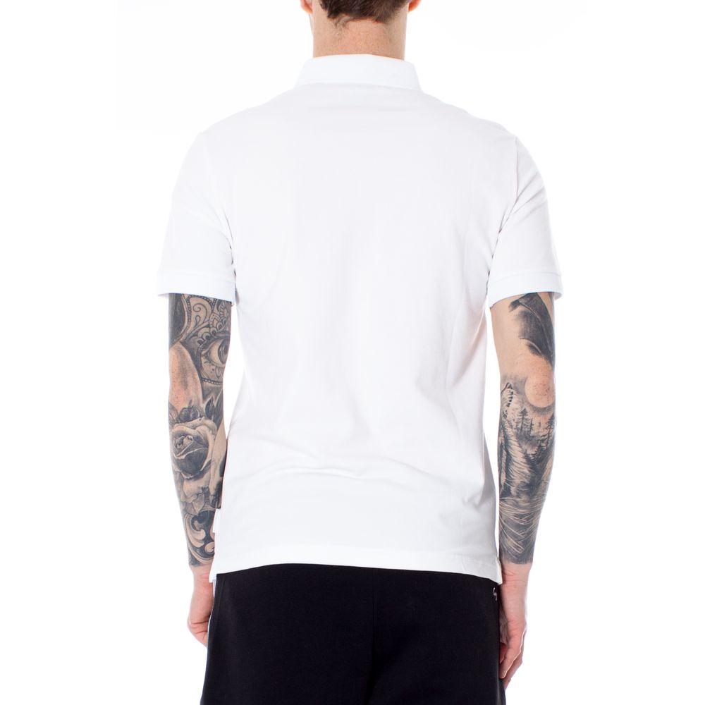 Armani Exchange White Cotton Polo Shirt - Arichezz.store