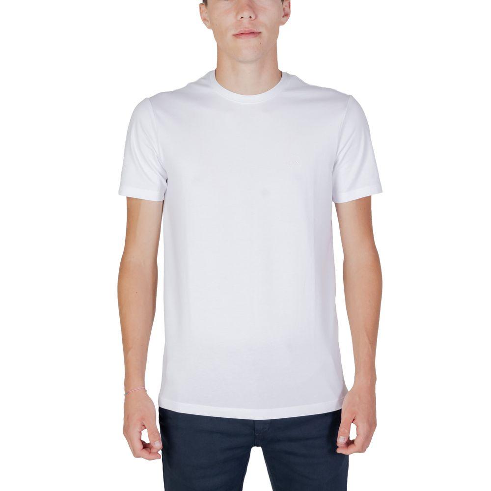 Armani Exchange White Cotton T-Shirt - Arichezz.store