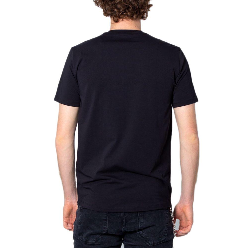 Armani Exchange Black Cotton T-Shirt - Arichezz.store