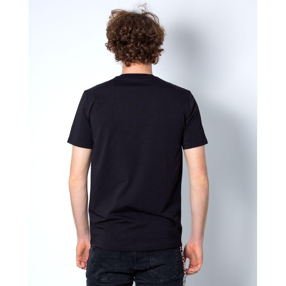 Armani Exchange Black Cotton T-Shirt - Arichezz.store