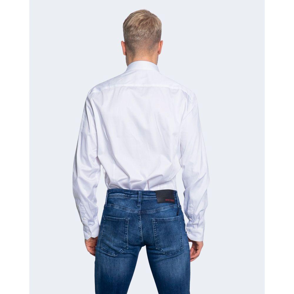 Armani Exchange White Cotton Shirt - Arichezz.store