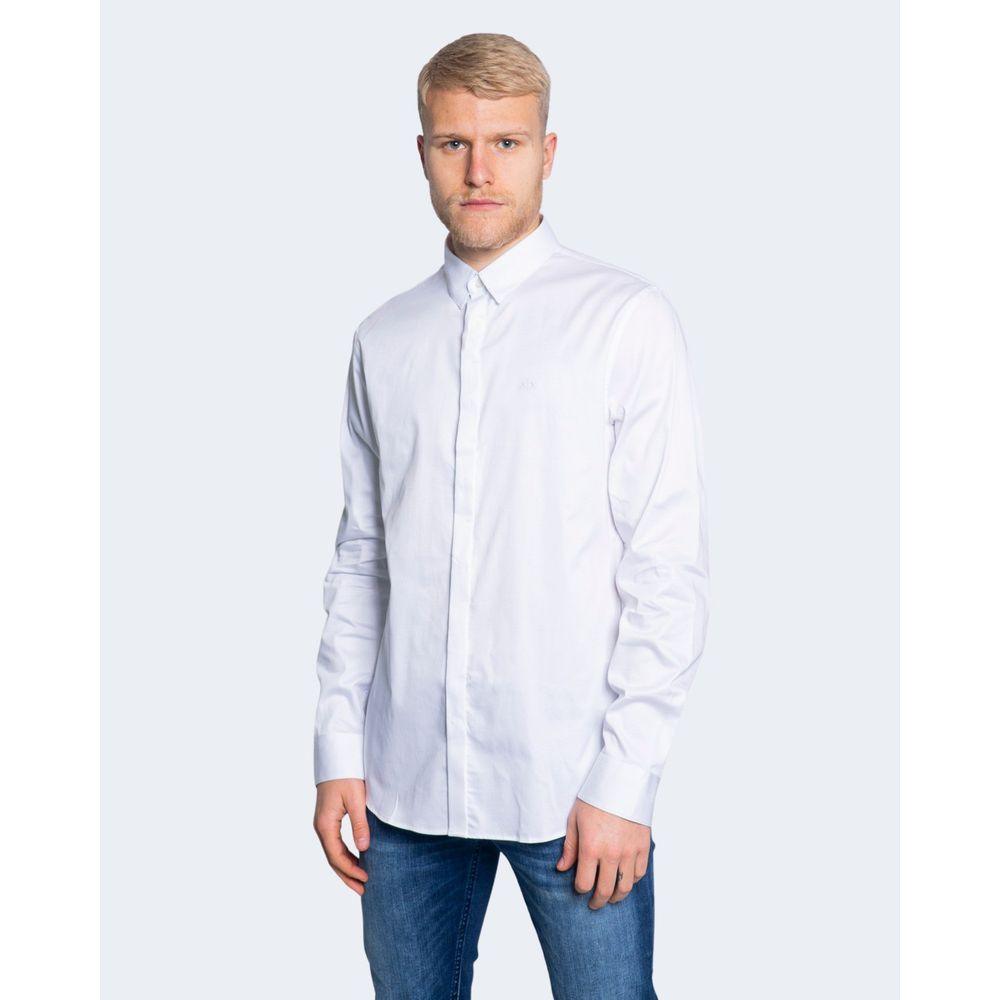 Armani Exchange White Cotton Shirt - Arichezz.store