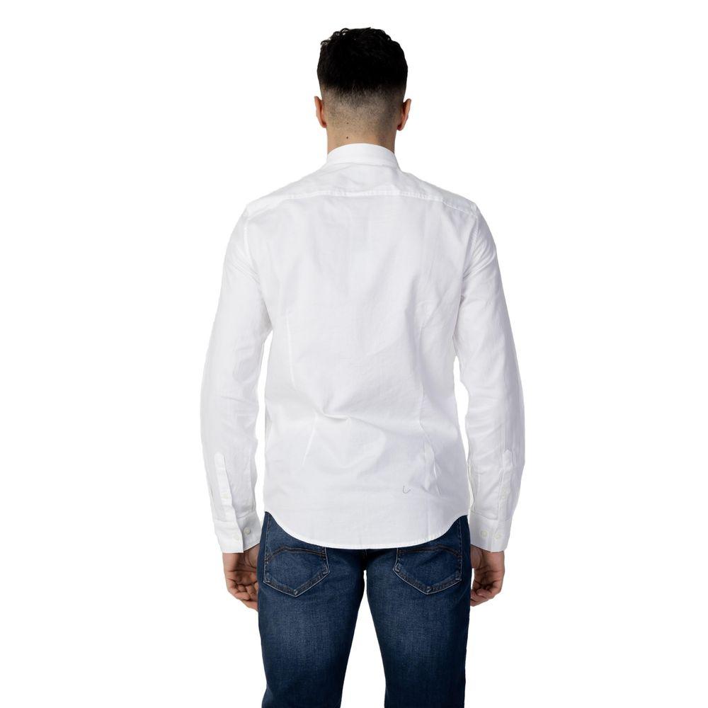 Armani Exchange White Cotton Shirt - Arichezz.store