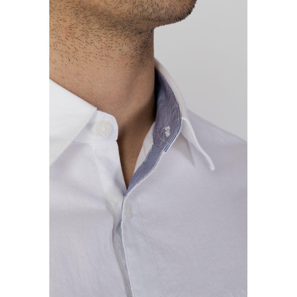 Armani Exchange White Cotton Shirt - Arichezz.store