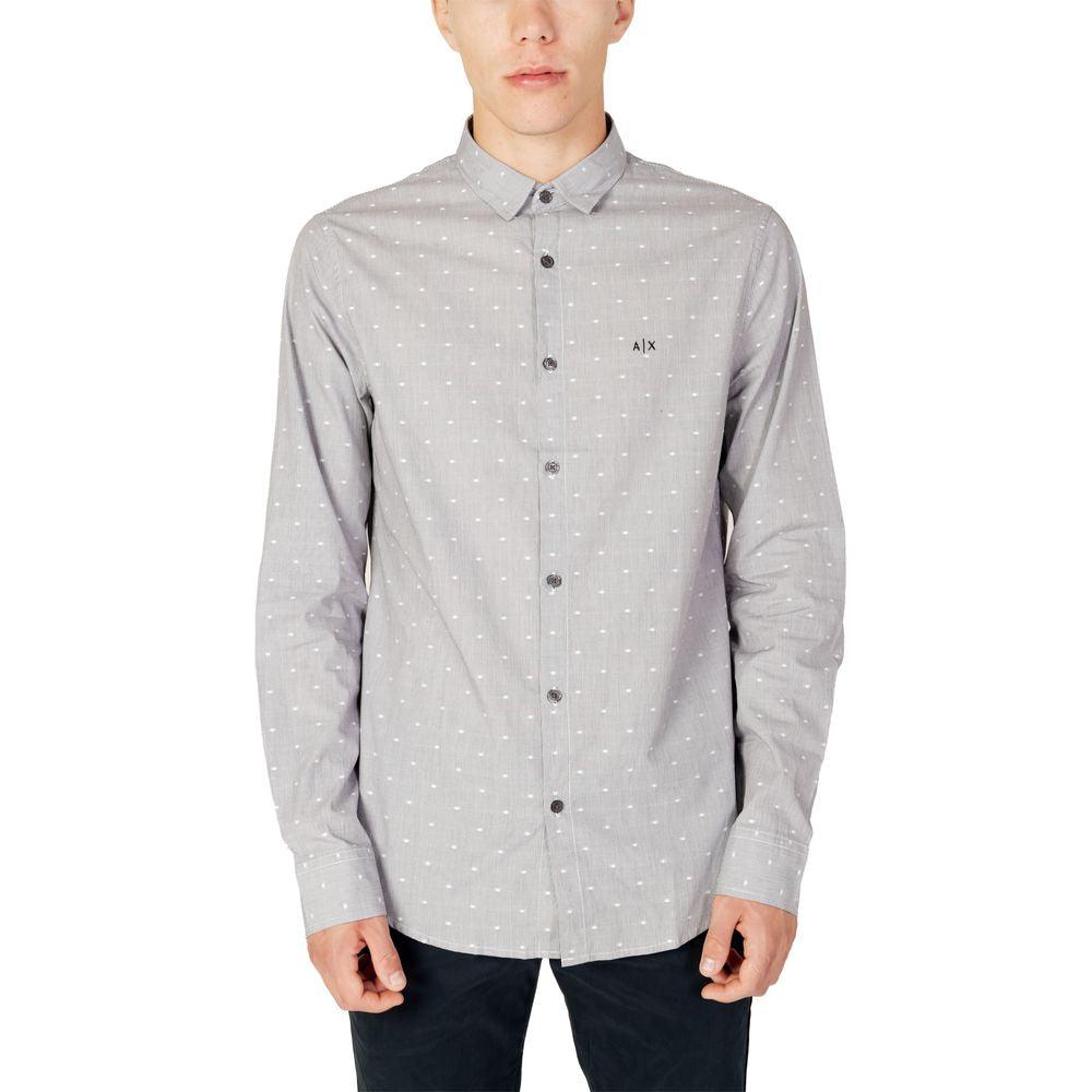 Armani Exchange Black Cotton Shirt - Arichezz.store