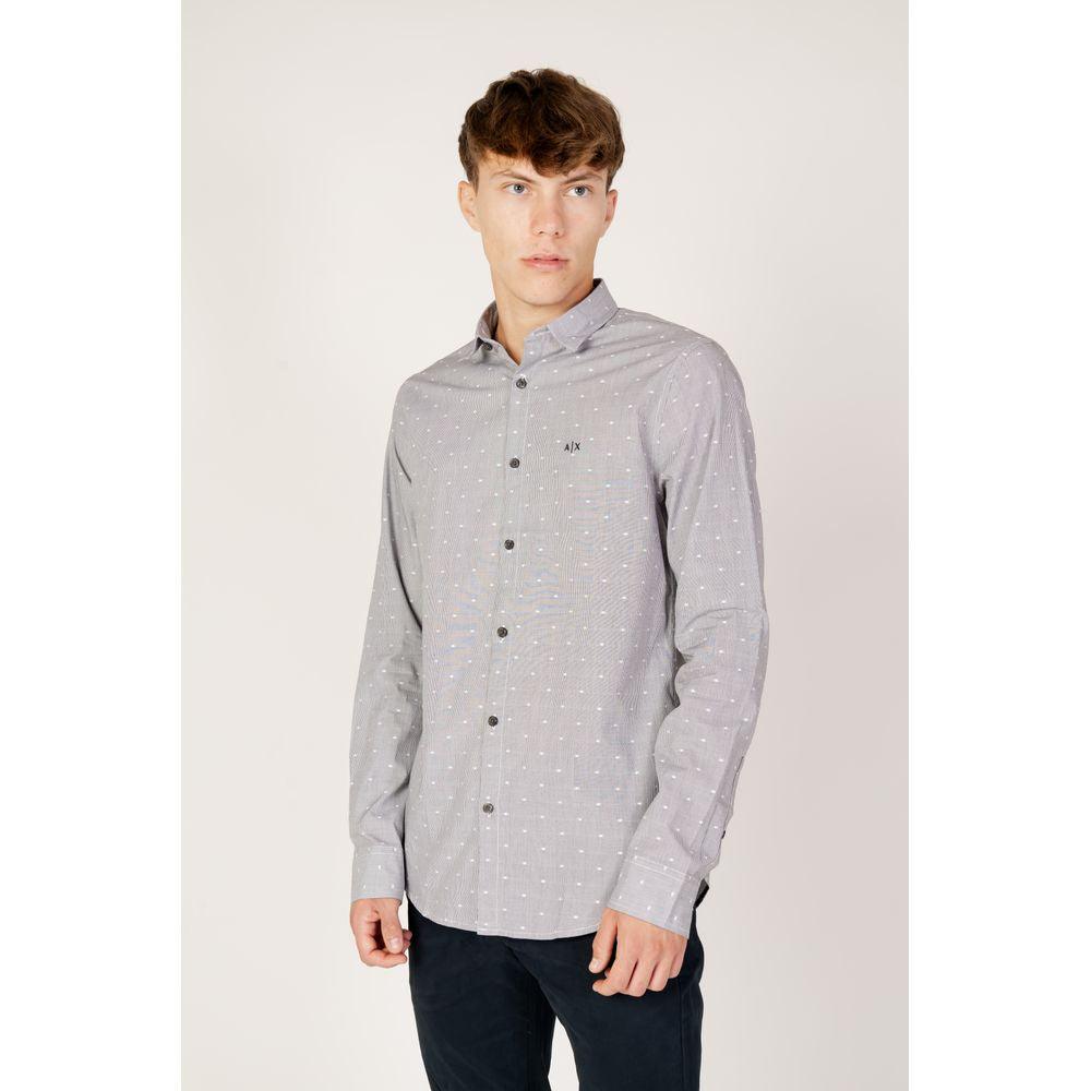 Armani Exchange Black Cotton Shirt - Arichezz.store