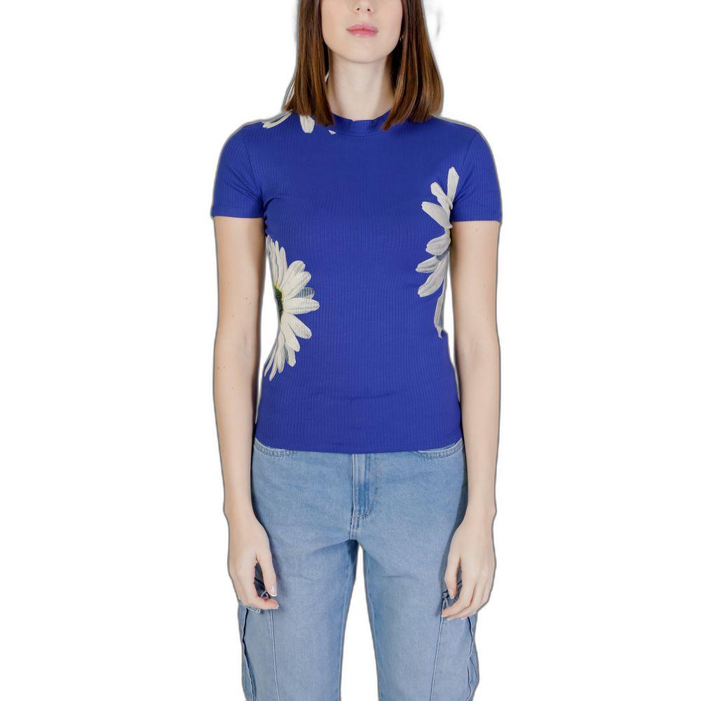 Desigual Blue Viscose Tops & T-Shirt - Arichezz.store