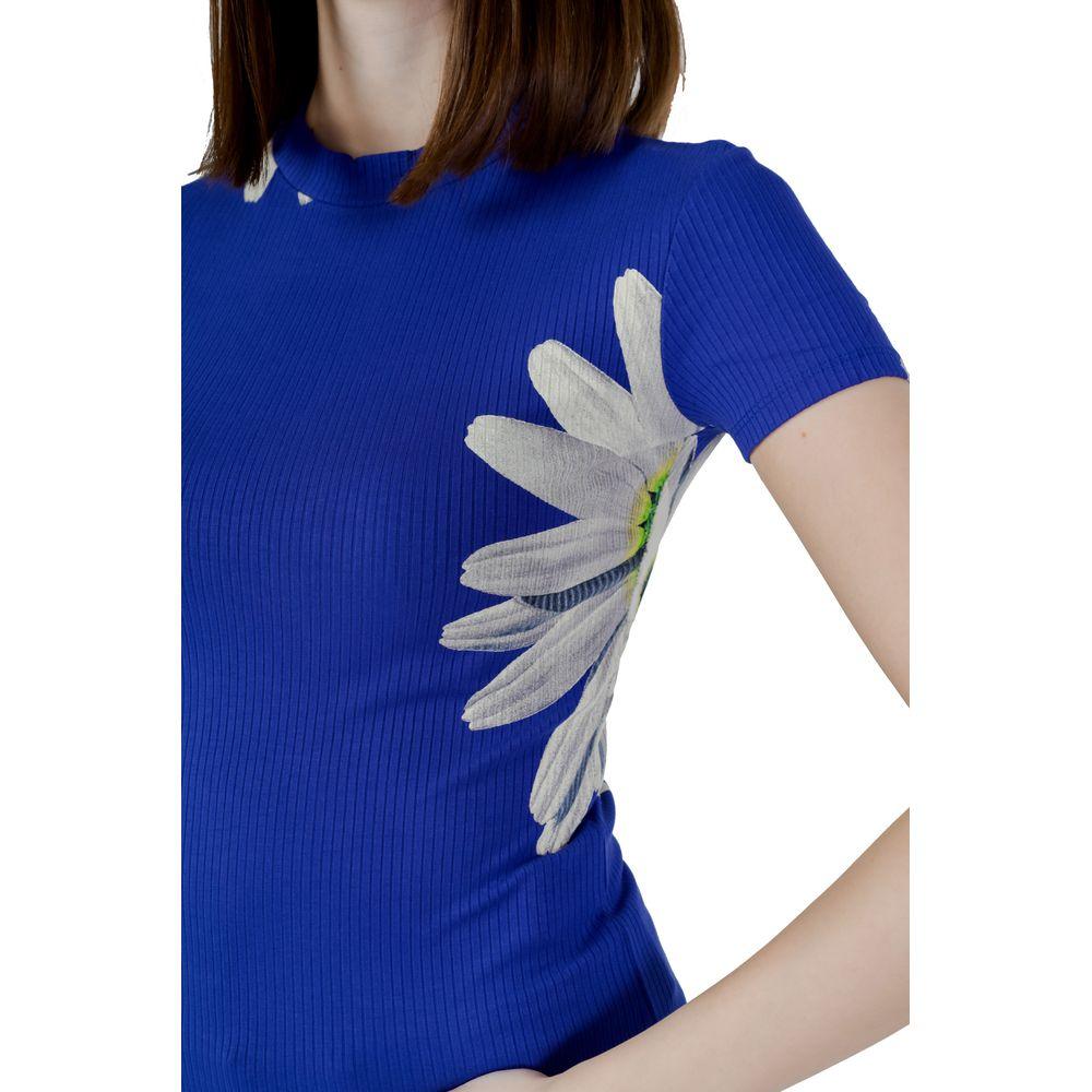 Desigual Blue Viscose Tops & T-Shirt - Arichezz.store