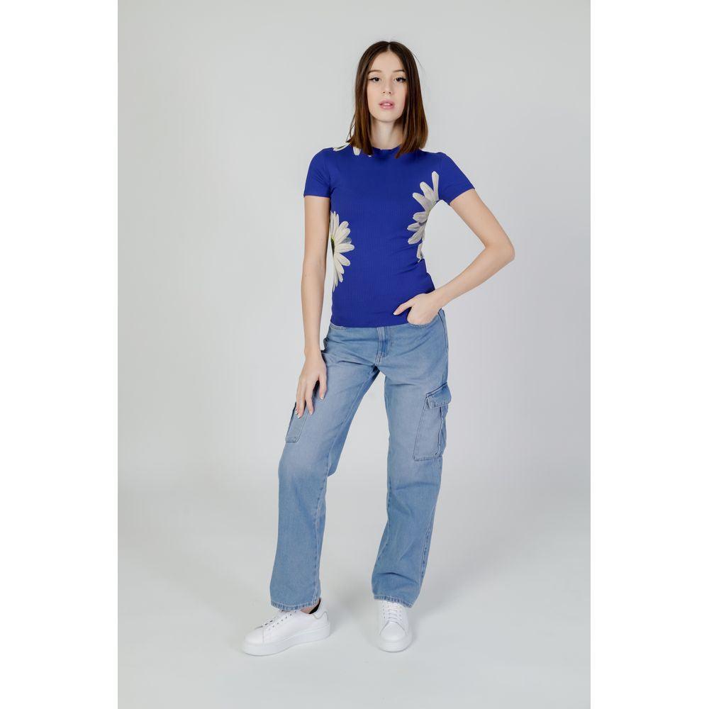 Desigual Blue Viscose Tops & T-Shirt - Arichezz.store