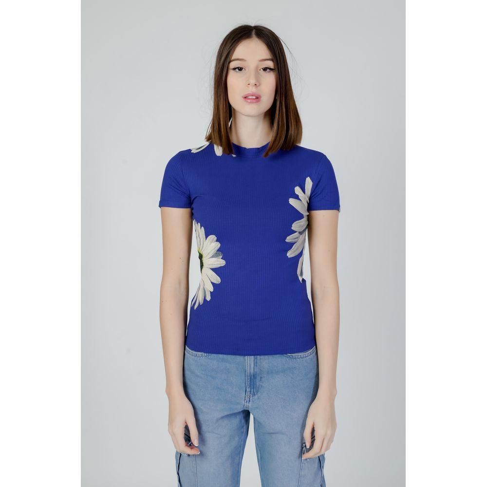 Desigual Blue Viscose Tops & T-Shirt - Arichezz.store