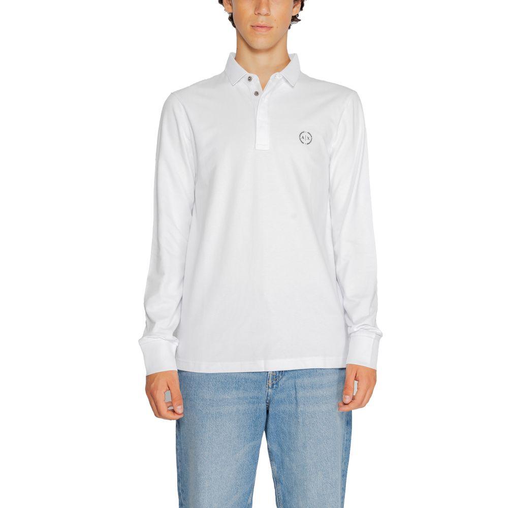 Armani Exchange White Cotton T-Shirt - Arichezz.store