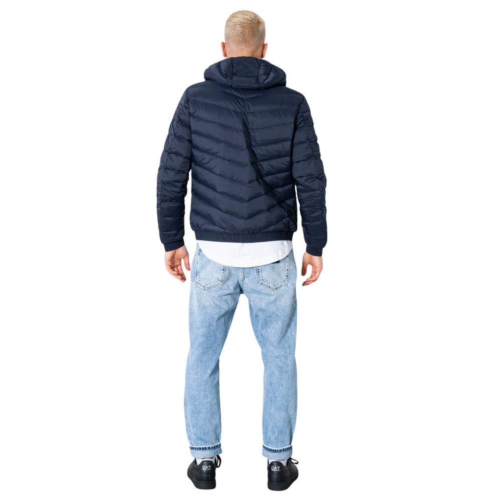 Armani Exchange Blue Polyester Jacket - Arichezz.store