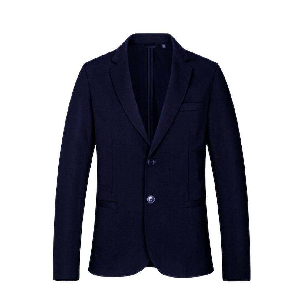 Armani Exchange Blue Viscose Blazer - Arichezz.store