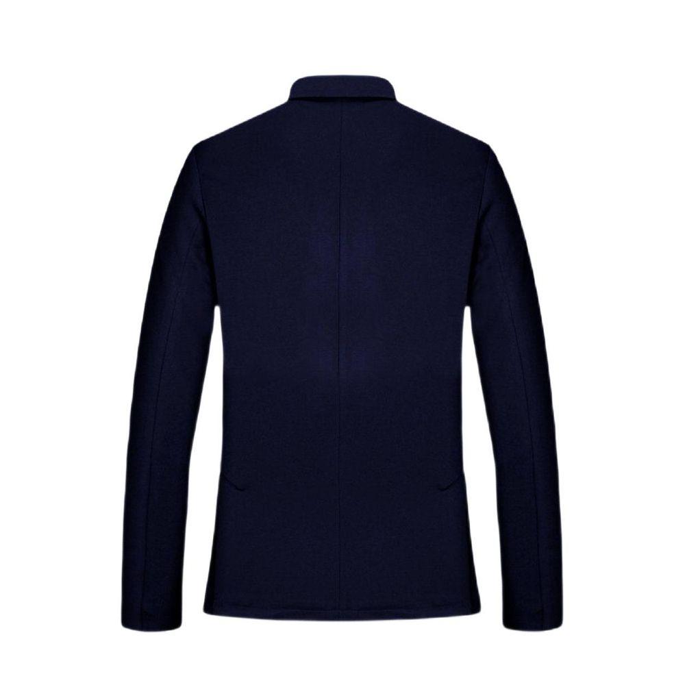 Armani Exchange Blue Viscose Blazer - Arichezz.store