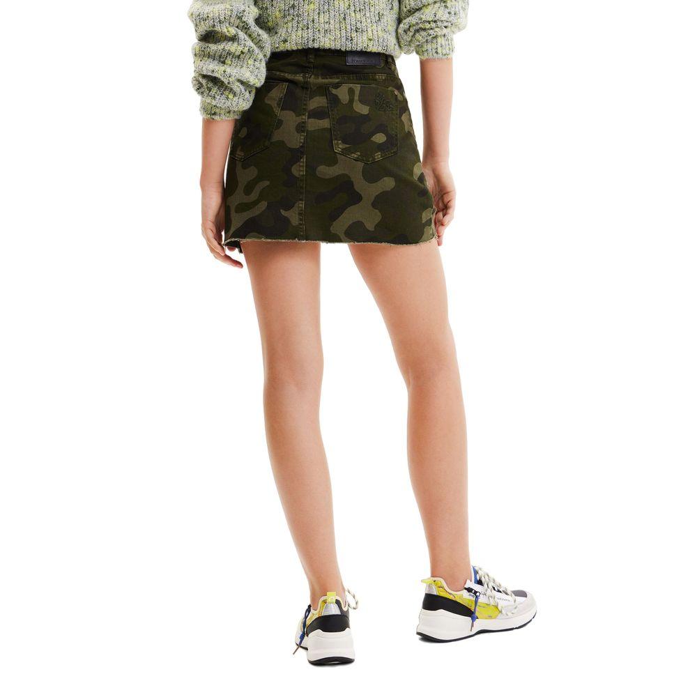 Desigual Army Cotton Skirt - Arichezz.store