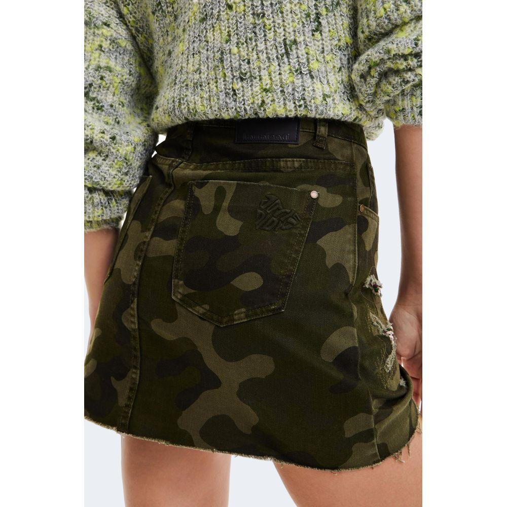 Desigual Army Cotton Skirt - Arichezz.store