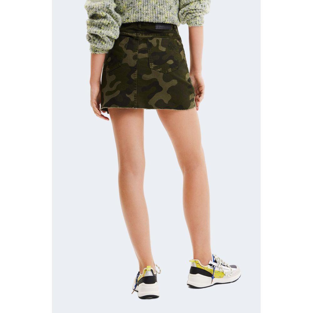 Desigual Army Cotton Skirt - Arichezz.store