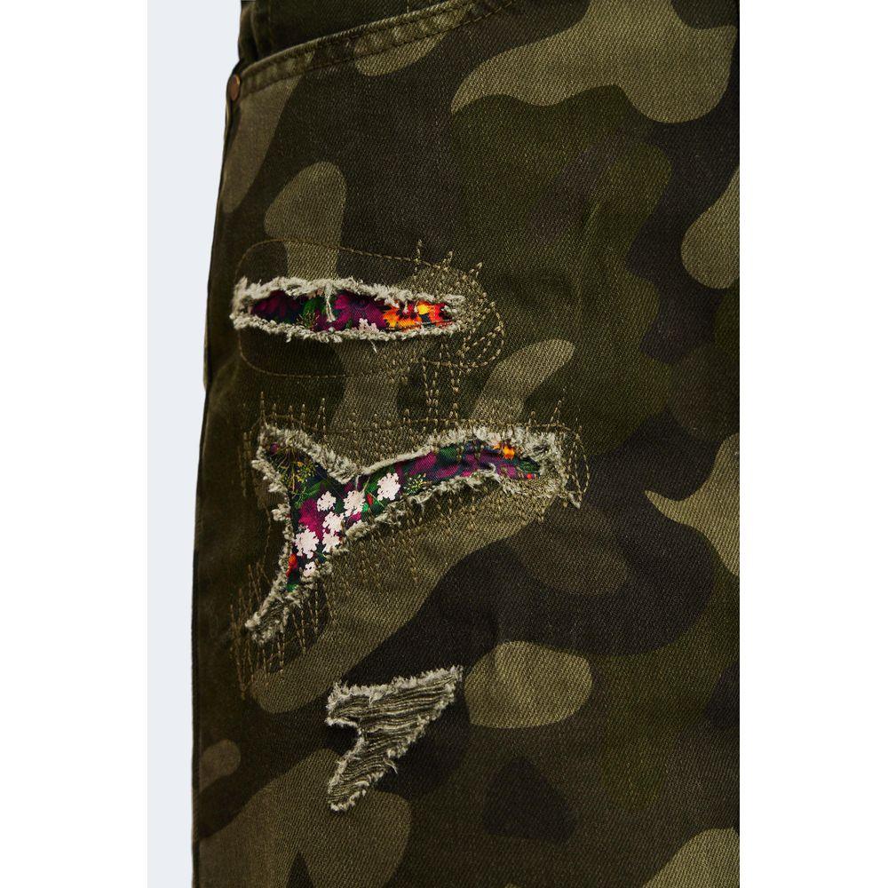 Desigual Army Cotton Skirt - Arichezz.store