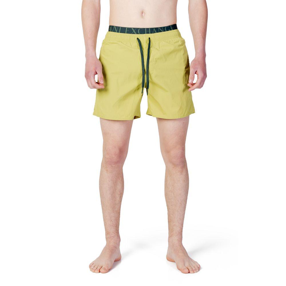 Armani Exchange Green Polyester Swimwear - Arichezz.store