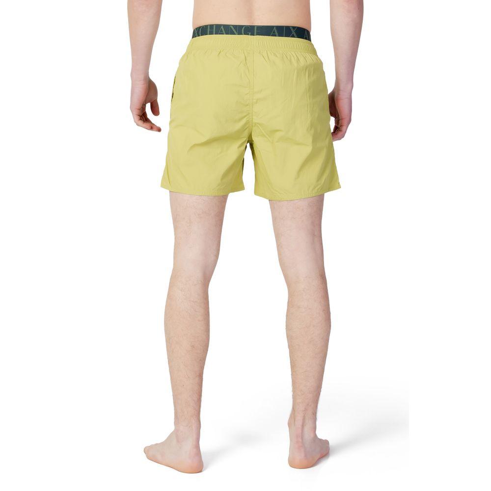 Armani Exchange Green Polyester Swimwear - Arichezz.store