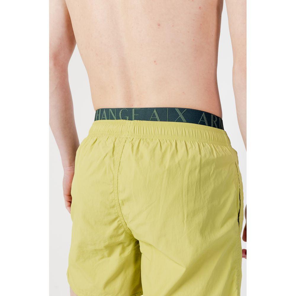 Armani Exchange Green Polyester Swimwear - Arichezz.store