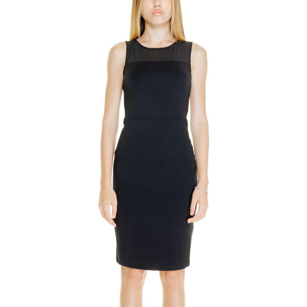 Armani Exchange Black Polyamide Dress - Arichezz.store