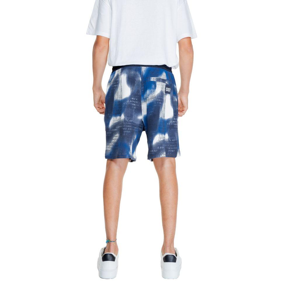 Armani Exchange Blue Cotton Short - Arichezz.store