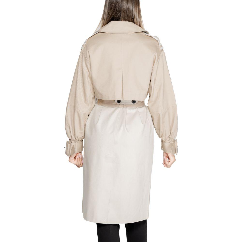 Desigual Beige Cotton Jackets & Coat - Arichezz.store