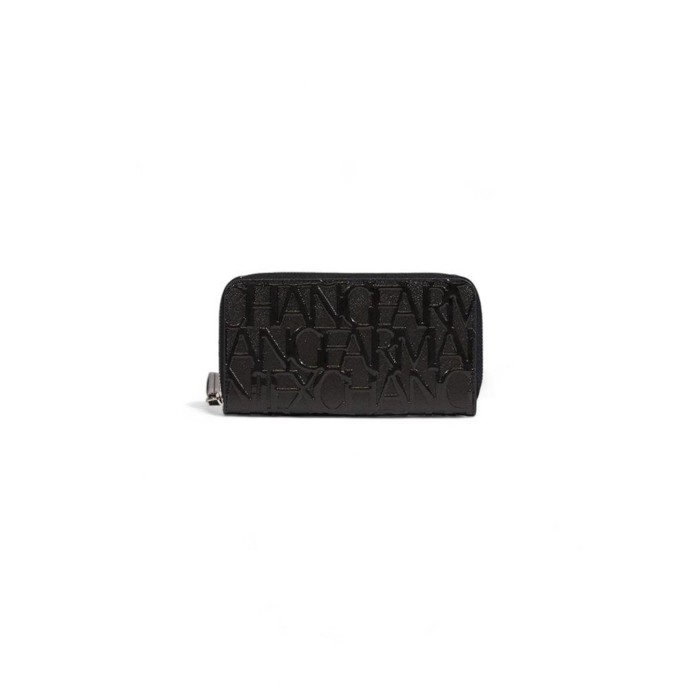 Armani Exchange Black Polyester Wallet - Arichezz.store