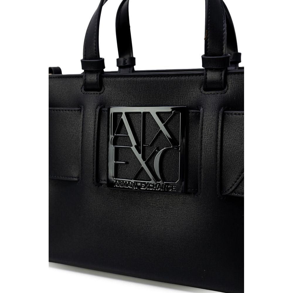 Armani Exchange Black Polyethylene Handbag - Arichezz.store