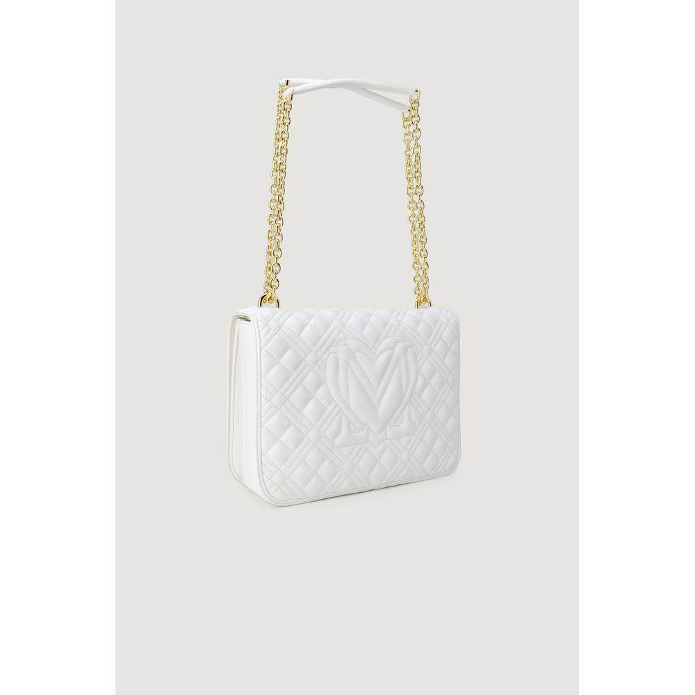 Love Moschino White Polyethylene Handbag - Arichezz.store