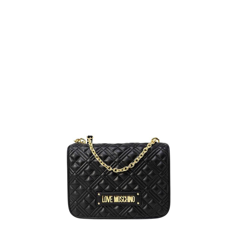 Love Moschino Black Polyethylene Handbag - Arichezz.store