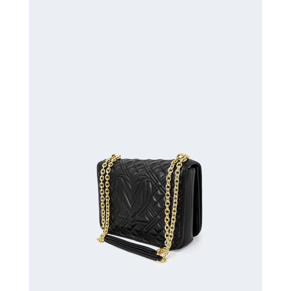 Love Moschino Black Polyethylene Handbag - Arichezz.store