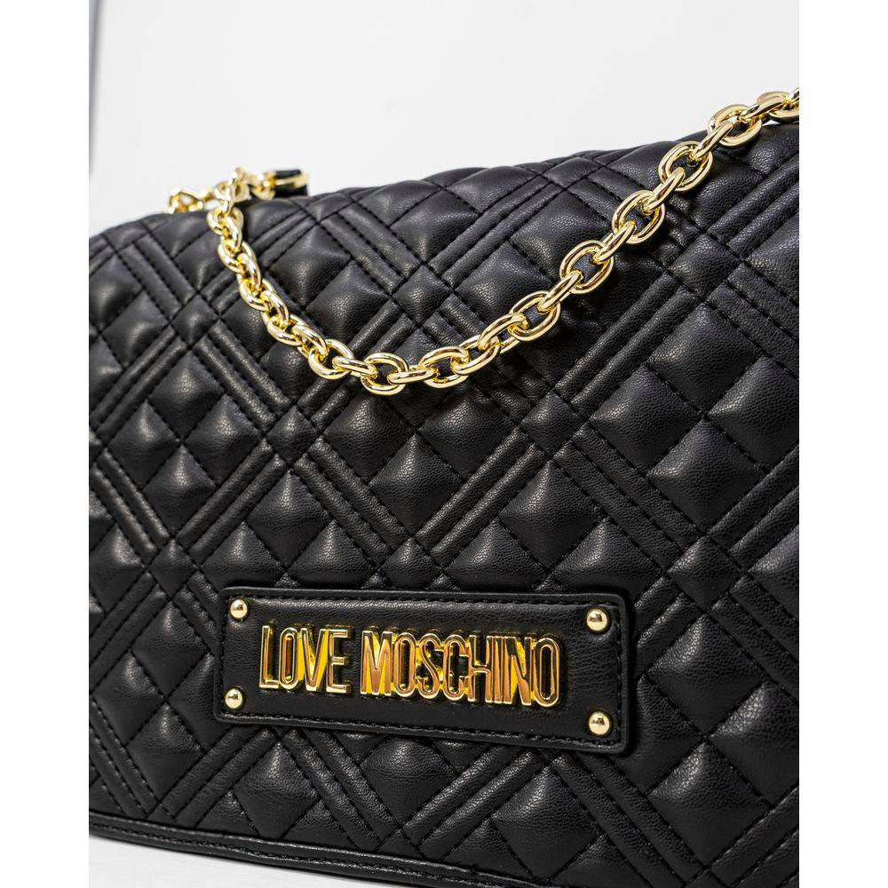 Love Moschino Black Polyethylene Handbag - Arichezz.store