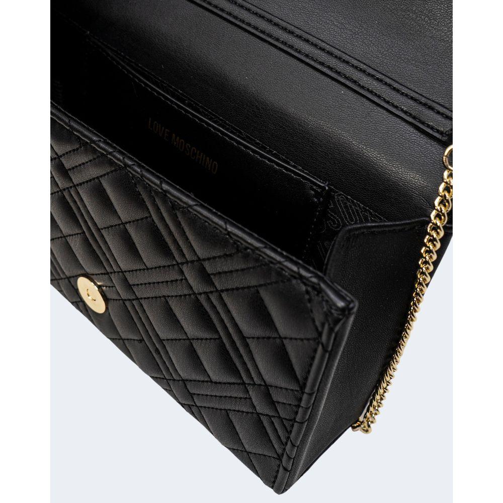 Love Moschino Black Polyethylene Handbag - Arichezz.store