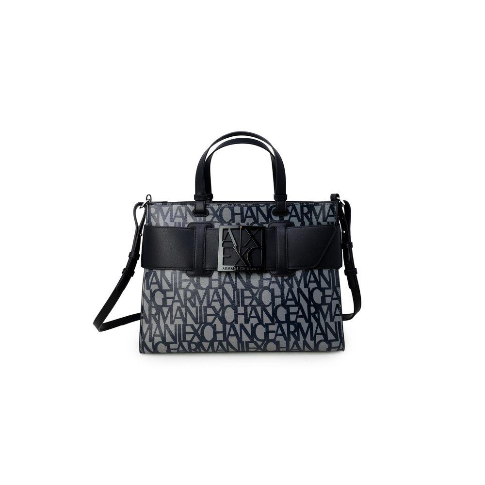 Armani Exchange Black Cotton Handbag - Arichezz.store