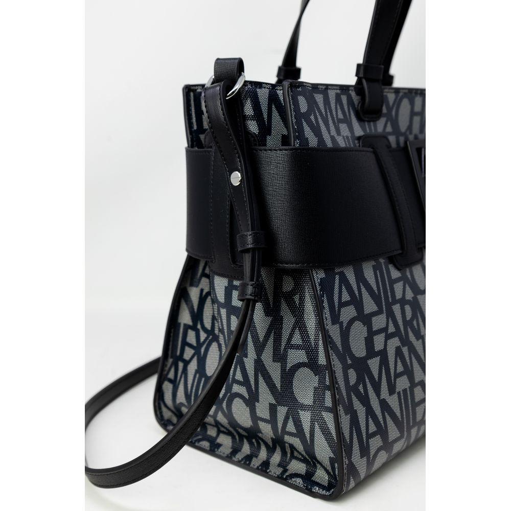 Armani Exchange Black Cotton Handbag - Arichezz.store