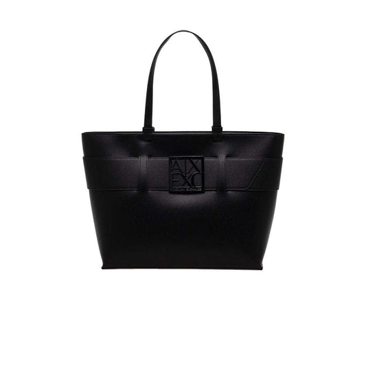 Armani Exchange Black Polyethylene Handbag - Arichezz.store